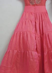 Tiered Pink Dress