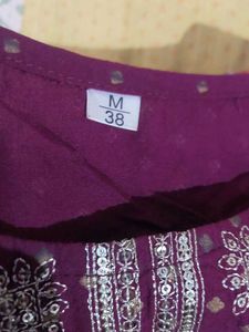 Anarkali Solid Kurta
