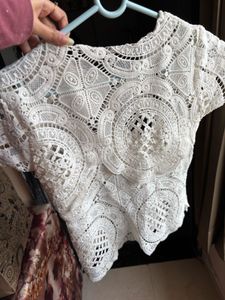 A beautiful see through top