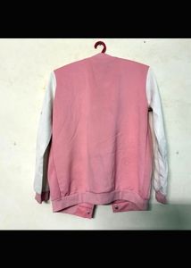 Pink & White Korean Jacket