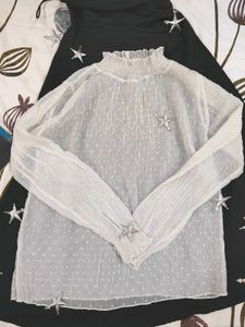 Frilly Korean Top