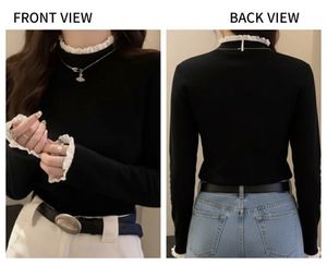 Black High-Neck Full Sleeve Top