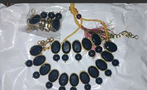 black  🖤 colour jwellery set... a necklace.