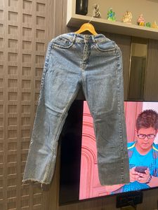 Wide Leg Denim Jeans