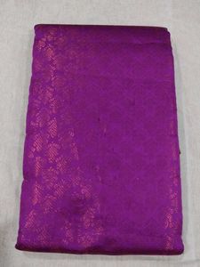 Elegant Purple Broket Saree