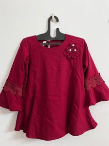 Cute Red Top, superrr stretchable