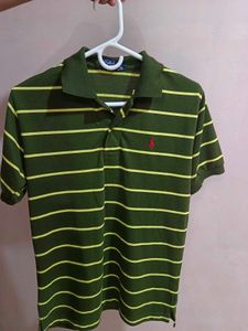 Title: 🔥 Stylish Green-Yellow Polo – Must-Have! ✨