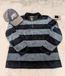 Unisex Ralph Lauren Pullover Velour Sweatshirt