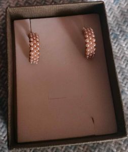 Gold Plated Pearl Earring