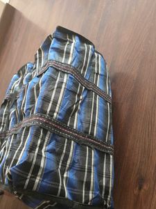Plaid Gym &amp; Travel Bag