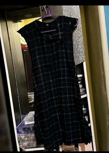Checkered Midi Dress