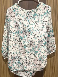 Abstract Print Blouse