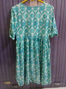 Patterned Mini Dress