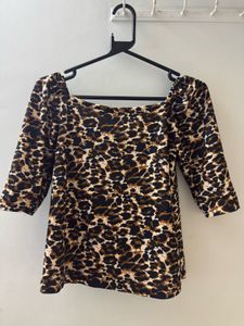 Leopard Print Top