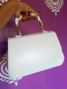 Bliss White Handbag