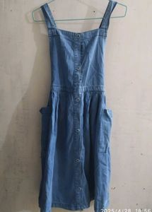 Denim Button-Up Dress