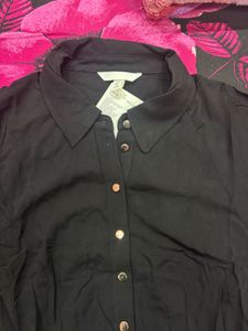 TIE-BELT SHIRT DRESS