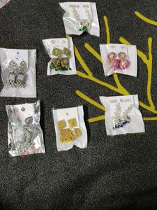 7 Combo Set Of Women Earing