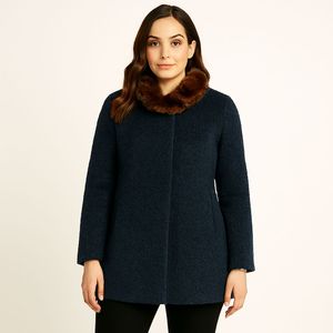Elegant Navy Blue Coat