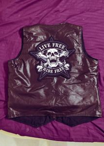 Half Sleeve Leather/Biker Jacket
