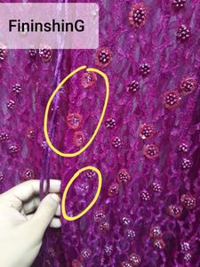 Dark Pink Heavy Net (Jacket style)