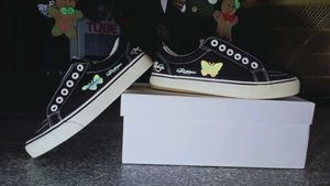FEIYAO BLACK DENIM SHOE