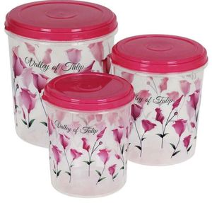 Home One Star Pink Plastic Container 1+ 2+ 4 L