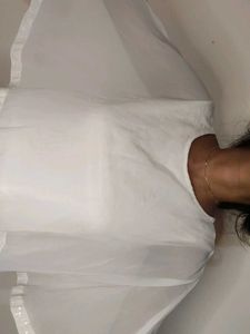 White Cape Top