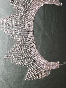 ODETTE Rhinestone Statement Necklace