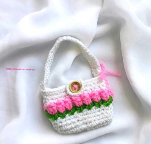 Crochet airpods bag
