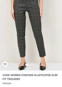 Pleated Slim Fit Trousers