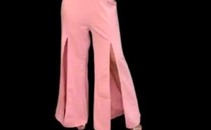 Pink Belted Wide Leg Jumpsuit