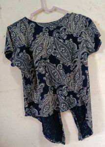 Paisley Print Top