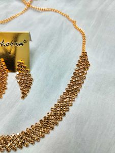 Gold-toned Necklace Set