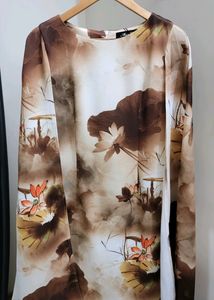 Cape Style Short Dress