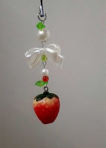 Strawberry Phone Charms