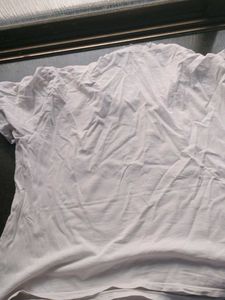 Plain White Casual T-Shirt