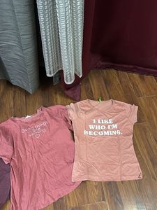 3 Pink Casual Tops