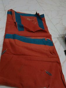 Saree With Border Cotton