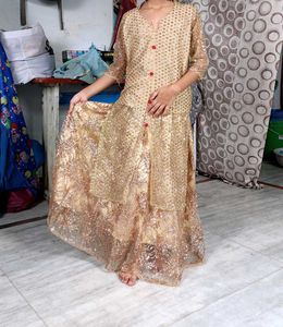 Brand New Party Wear Lehenga Long Collar Kurta
