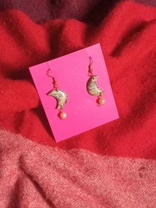 Moon Pearl Earrings