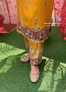 Floral Print Unstitched Suit