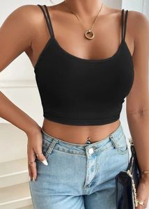 Black Cami Crop Top | S size