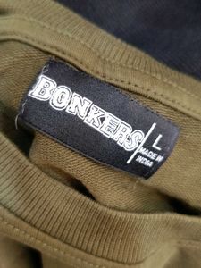 Olive Green Bonkers Tee