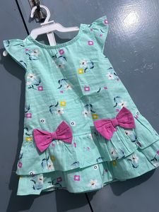 Baby Frock With Beautiful Butterfly’s