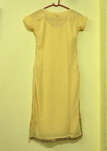 Yellow Embroidered Kurta Set