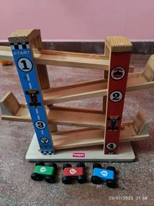 Funskool Wooden Race Track Toy