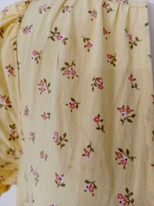 BEAUTIFUL YELLOW FLORAL DRESS