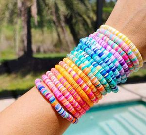 Colorful Heishi Bead Bracelets