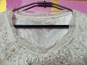 Lace Detailed Tunic Top